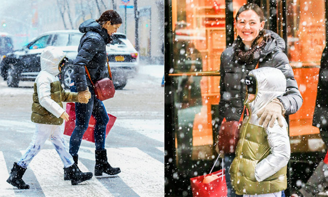 Un invierno de película para Jennifer Garner y su hija en Nueva York