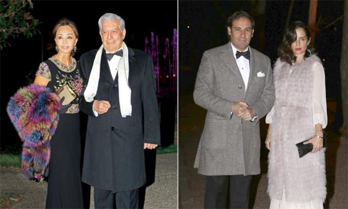 Isabel Preysler y Mario Vargas Llosa, en la gran fiesta de cumpleaños del embajador de Estados Unidos