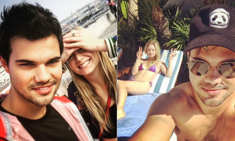 Billie Lourd, hija y nieta de las fallecidas Carrie Fisher y Debbie Reynolds, sale con el actor Taylor Lautner