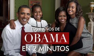 Los ocho años de la familia Obama contados en dos minutos