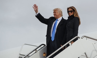 La familia Trump aterriza en Washington