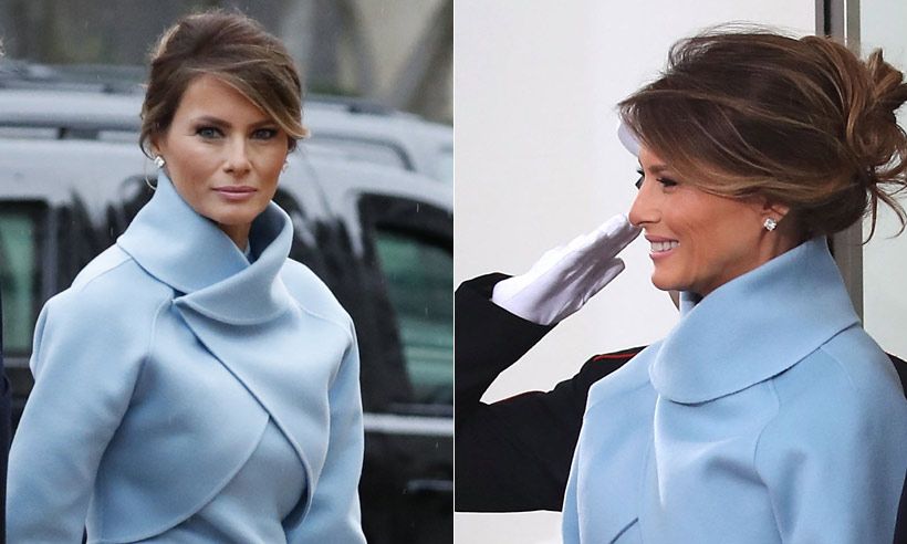 Las claves del 'beauty look' de Melania Trump para un día histórico