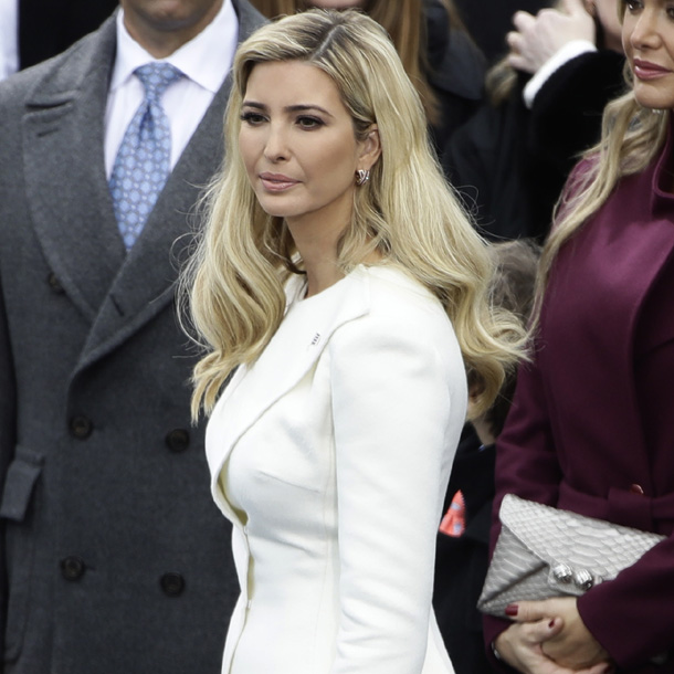 Ivanka, del 'total look' blanco a princesa Trump