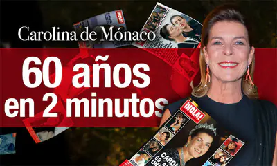 En vídeo: Carolina de Mónaco, una vida en la portada de ¡HOLA!