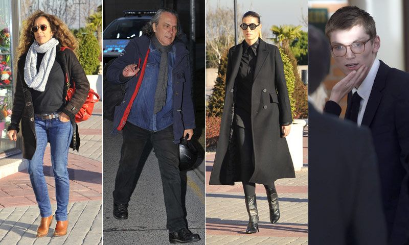 Laura Sánchez, Rosario, José Coronado... arropan a la familia en el último adiós a Bimba Bosé