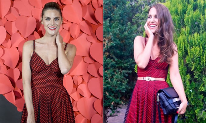 Amaia Salamanca versus Paula Echevarría, dos chicas 'Velvet' con el mismo vestido