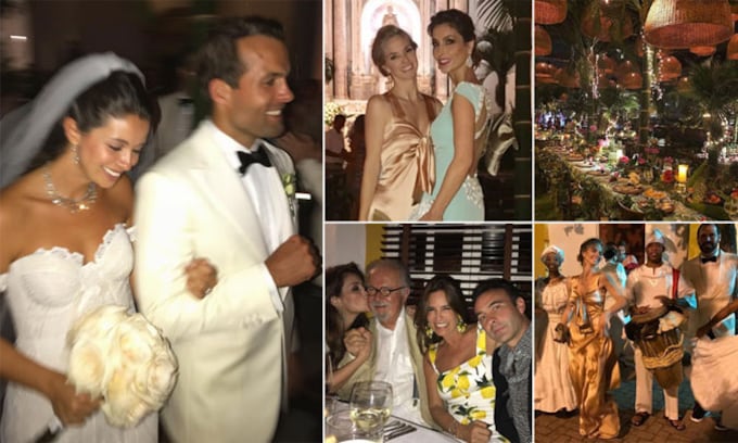 Genoveva Casanova, Paloma Cuevas... Acento español en la gran boda de la nieta de Fernando Botero
