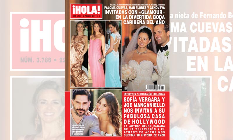 En ¡HOLA!, Paloma Cuevas, Mar Flores y Genoveva Casanova, invitadas con 'glamour' en la divertida boda caribeña del año