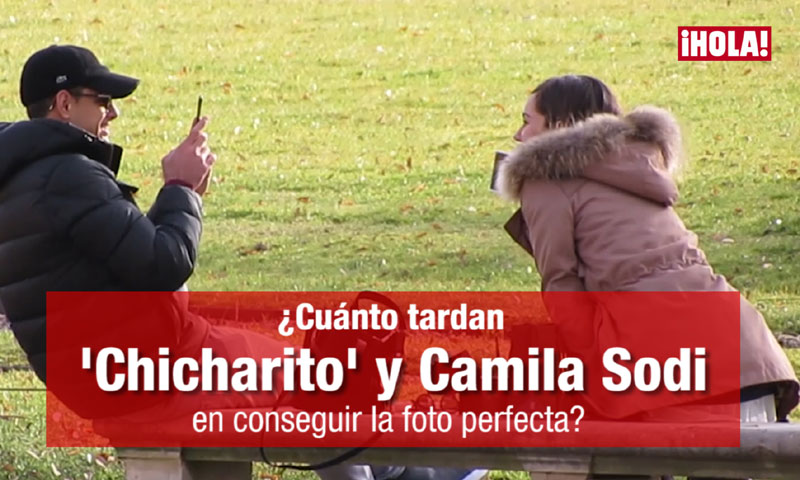 En vídeo: Chocolate, pasteles... La sesión de fotos de 'Chicharito' y Camila Sodi en París