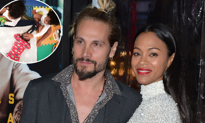 ¡Sorpresa! Zoe Saldana anuncia de forma inesperada que ha sido mamá por tercera vez