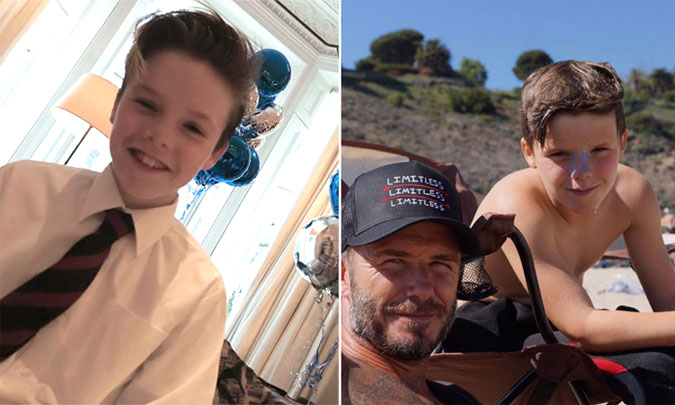 David y Victoria Beckham celebran el cumpleaños de su hijo Cruz... ¡con 'regañina' incluida!