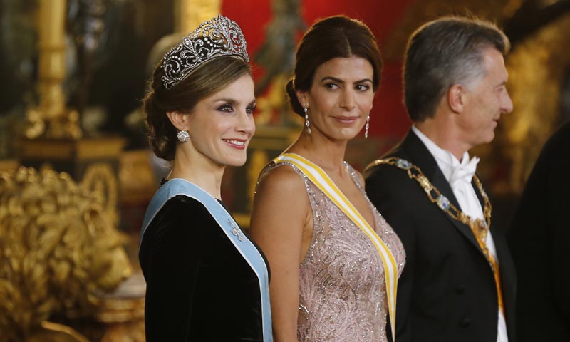 Juliana Awada y la reina Letizia