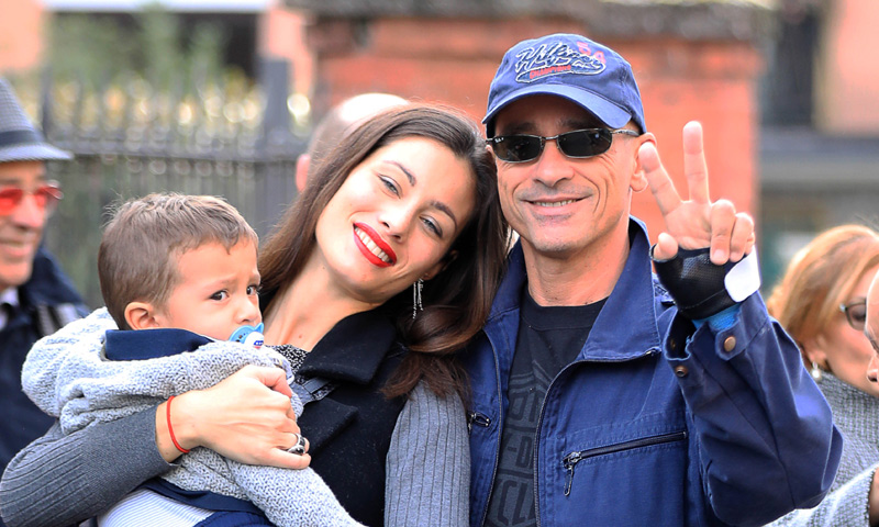 ¡Dos años! Eros Ramazzotti celebra en familia el cumple de su hijo pequeño