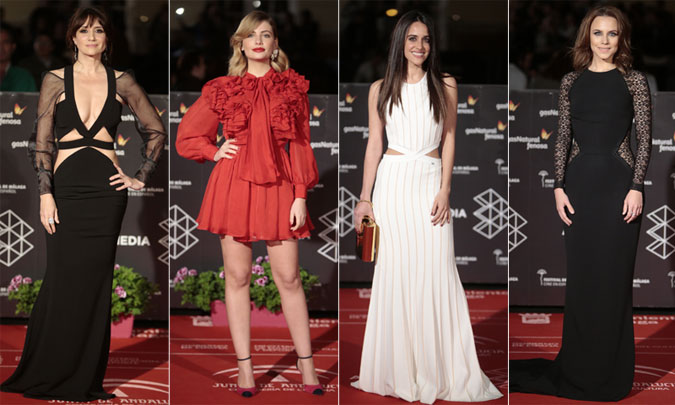 Málaga respira glamour y cine: los mejores estilismos de la alfombra roja del Festival