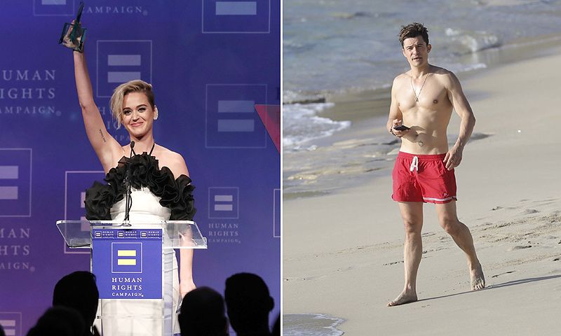 Orlando Bloom y Katy Perry, cada uno por su lado