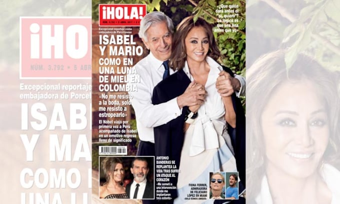 En ¡HOLA!, Isabel Preysler y Mario Vargas Llosa, como en una luna de miel en Colombia