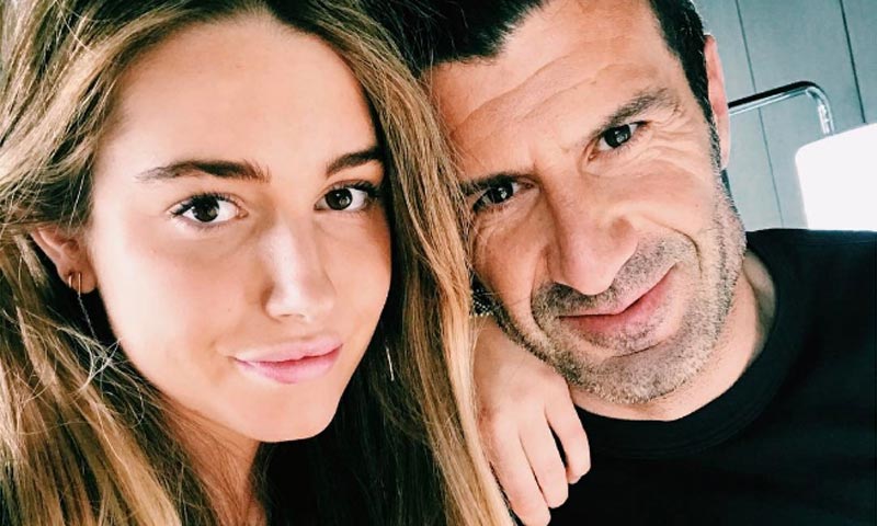 La cariñosa felicitación de Luis Figo a su hija Daniela, una belleza que cumple 18 años