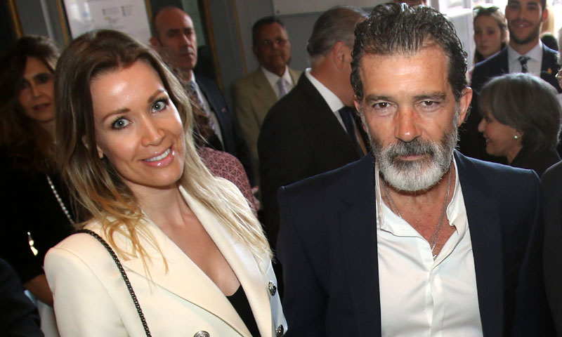 Antonio Banderas asiste con Nicole al pregón de la Semana Santa 2017