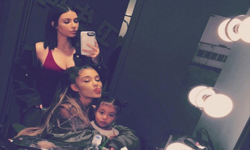 Kim Kardashian y su hija North, fans de Ariana Grande