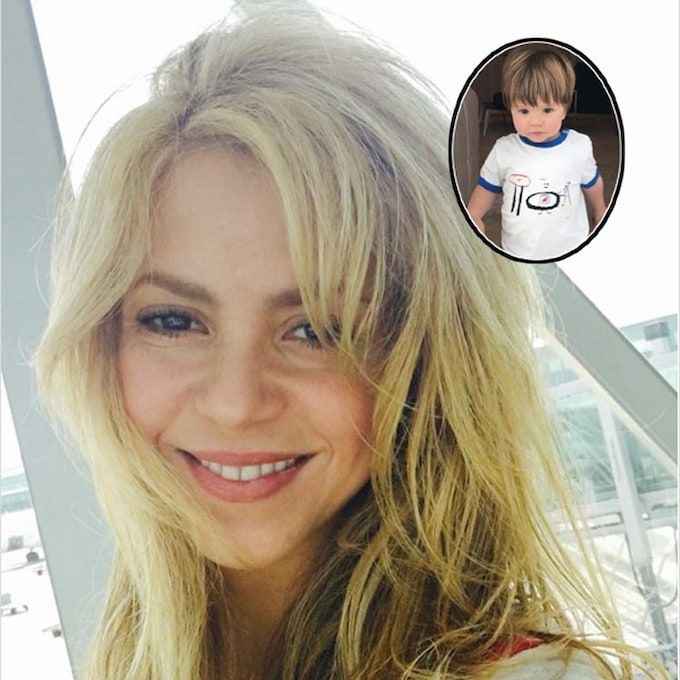 Shakira presume de su hijo Sasha, un 'pequeño deportista'  con madera de estrella