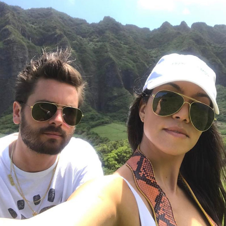 Kourtney Kardashian y Scott Disick, juntos de vacaciones en Hawái 