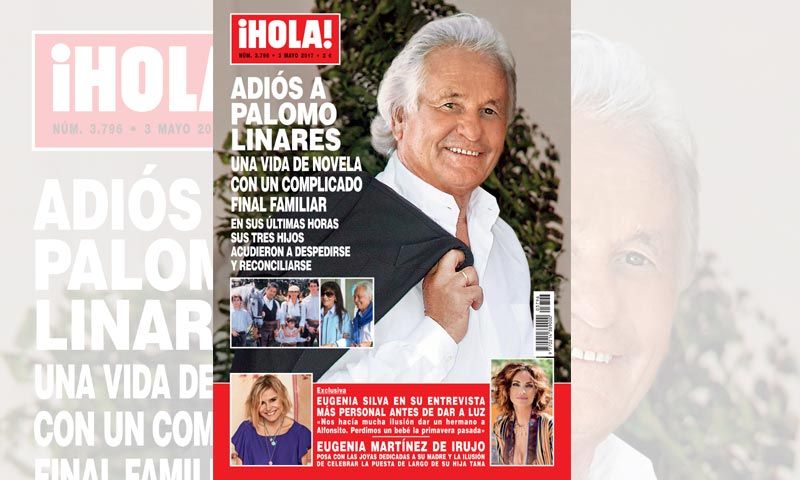 En ¡HOLA!, adiós a Palomo Linares: en sus últimas horas sus tres hijos acudieron a despedirse y reconciliarse