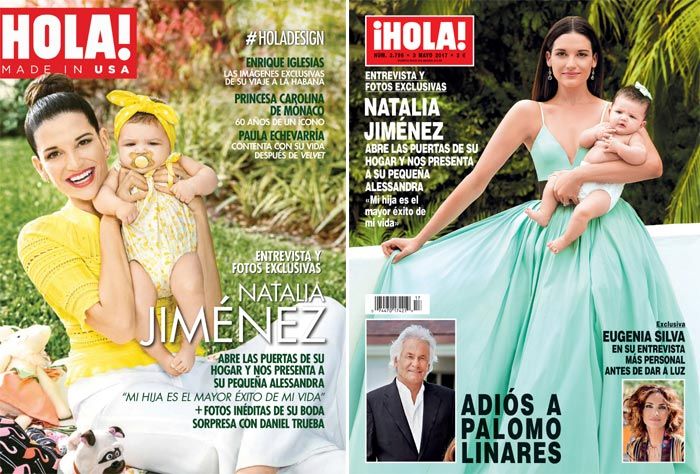 En ¡HOLA!, Natalia Jiménez nos presenta a su hija, Alessandra