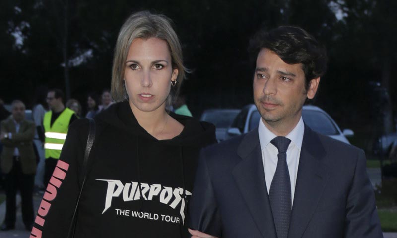 Miguel Palomo Danko con su novia Paula