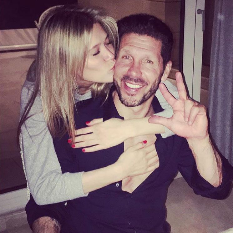 La tierna felicitación de cumpleaños que Carla Pereyra ha enviado a Diego Pablo Simeone