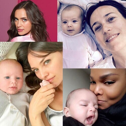 Irina Shayk, Janet Jackson, Marta Etura, Megan Montaner... en su primer Día de la Madre