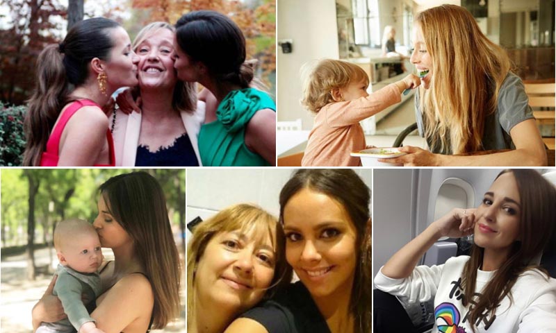 Helen Lindes, Malena Costa, Vanesa Lorenzo... abren sus álbumes familiares en el Día de la Madre