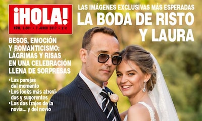 ¡HOLA! adelanta su edición: las imágenes exclusivas más esperadas de la boda de Risto y Laura