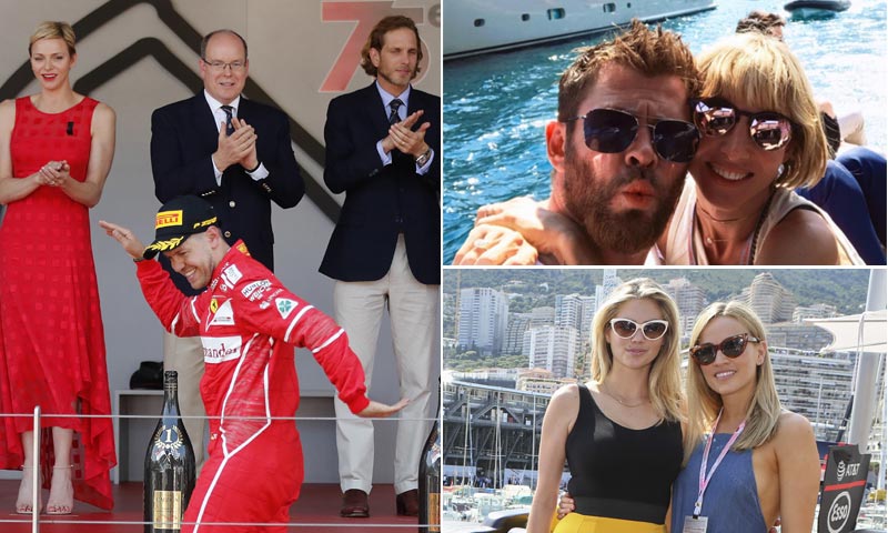 El Gran Premio de Fórmula1 de Mónaco se llena de 'celebrities' apasionadas por la velocidad