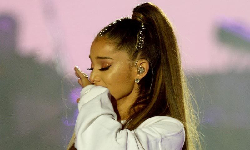 Las lágrimas de Ariana Grande en el concierto en recuerdo de las víctimas de Mánchester