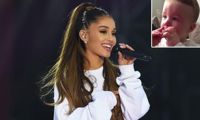 La reacción de este bebé al ver a Ariana Grande en su concierto por las víctimas de Mánchester se vuelve viral