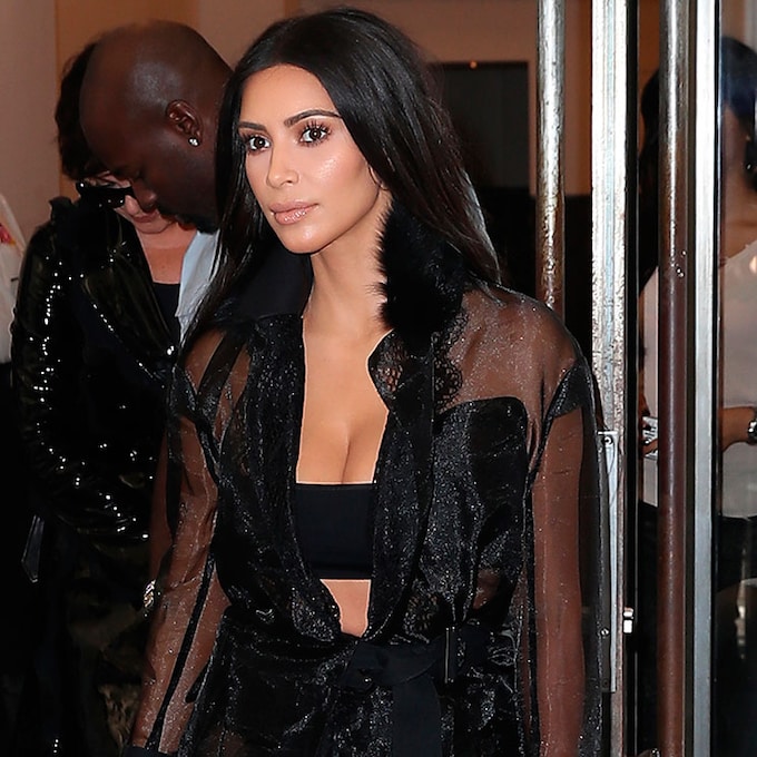 Kim Kardashian lleva a debate su look lencero más extremo