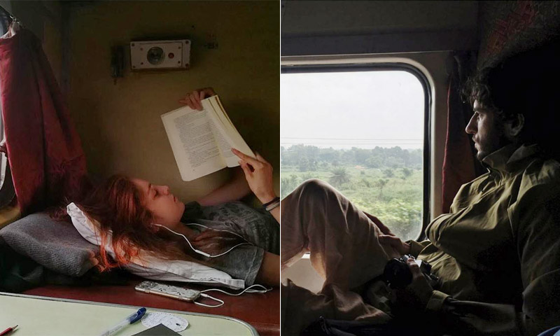 De Calcuta a Nueva Dehli, el romántico viaje en tren de Quim Gutiérrez y Paula Willems