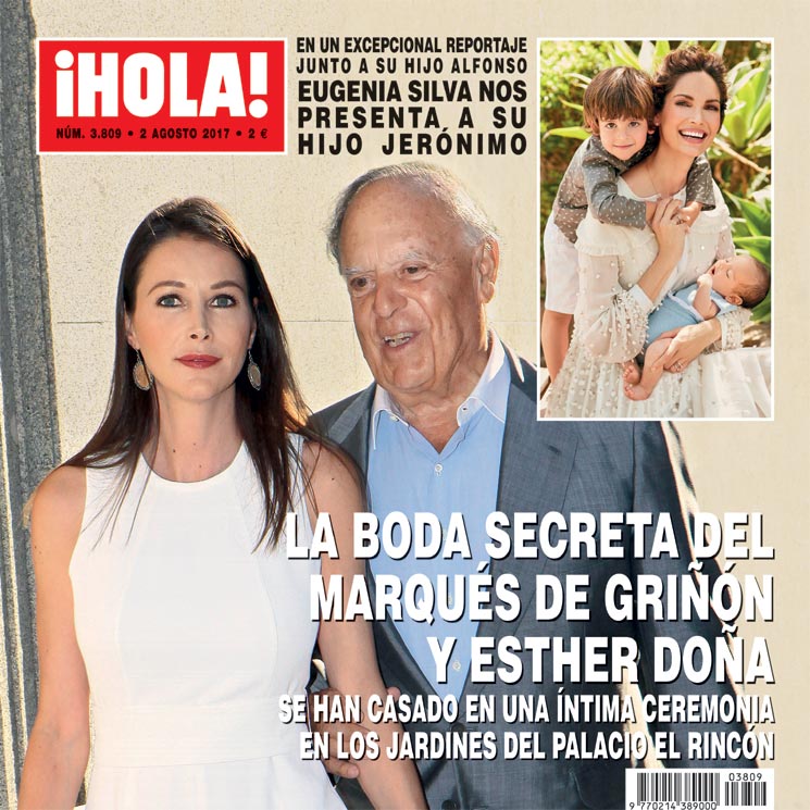 En ¡HOLA!, la boda secreta del Marqués de Griñón y Esther Doña