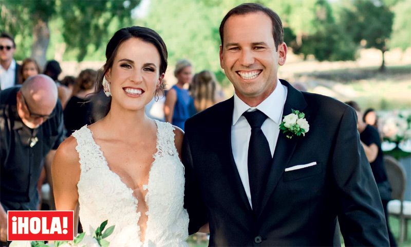 Excepcional reportaje en ¡HOLA! de la romántica boda de Sergio García