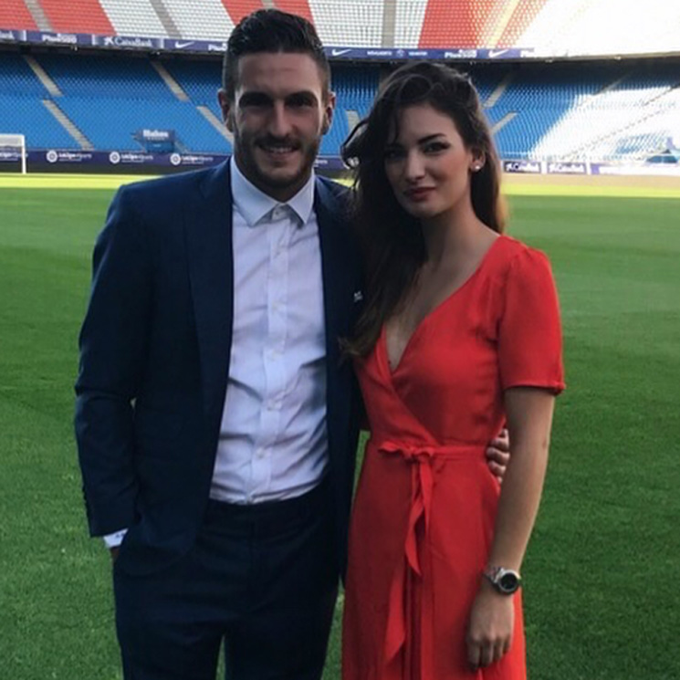 A Koke le ha salido una gran competidora... ¡su novia tiene una zurda de oro!