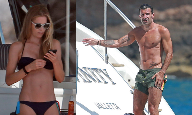 Luis Figo y Helene Svedin, un matrimonio 'cañón' bajo el sol de Ibiza