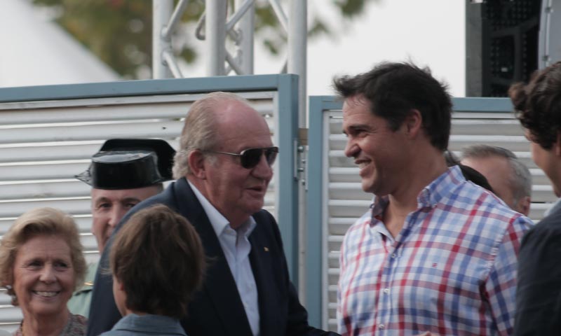 El rey Juan Carlos y Luis Alfonso de Borbón