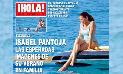 Exclusiva en ¡HOLA!, Isabel Pantoja, las esperadas imágenes de su verano en familia