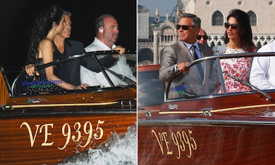 George y Amal Clooney emulan en Venecia las imágenes de las celebraciones de su boda