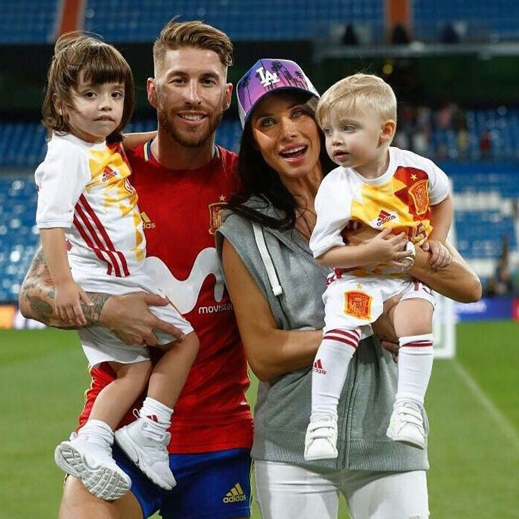 Pilar Rubio y sus hijos, los seguidores más incondicionales de Sergio Ramos