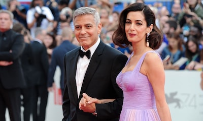 George y Amal Clooney, primera aparición en la alfombra roja desde que son padres