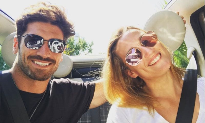 Las románticas vacaciones de Mireia Belmonte y Javier Hernanz