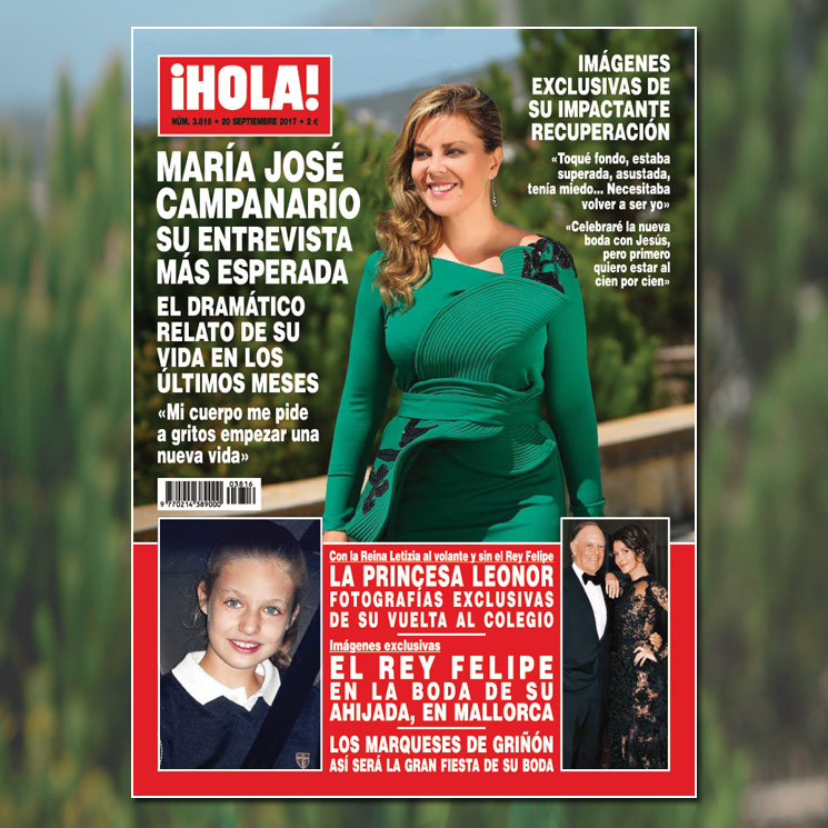 En ¡HOLA!, la entrevista más esperada de María José Campanario
