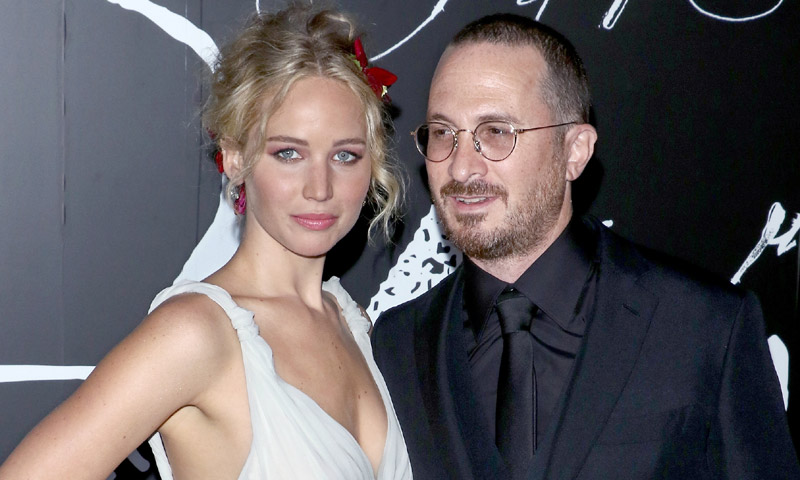 Jennifer Lawrence se viste de novia para hacer oficial su noviazgo con Darren Aronofsky