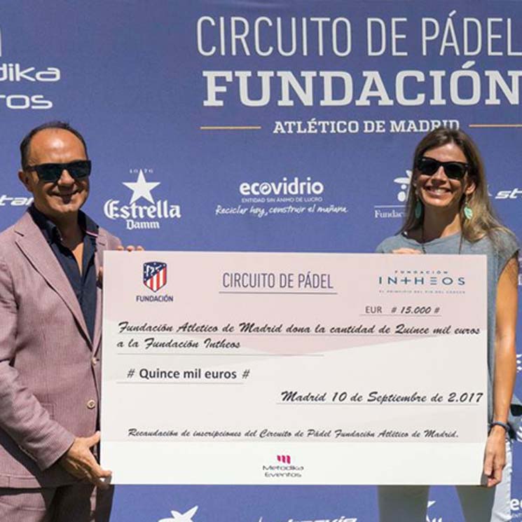 La Fundación Atlético de Madrid colabora con la Fundación Intheos en su lucha contra el cáncer